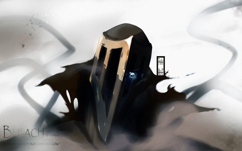Black Armored Figure — Dramatic, Digital Art, Helmet