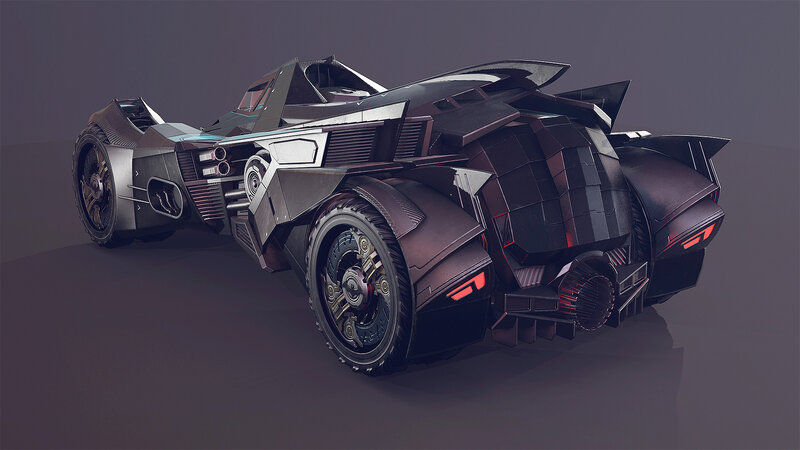 Black Armored Vehicle — Dark, 3d Render