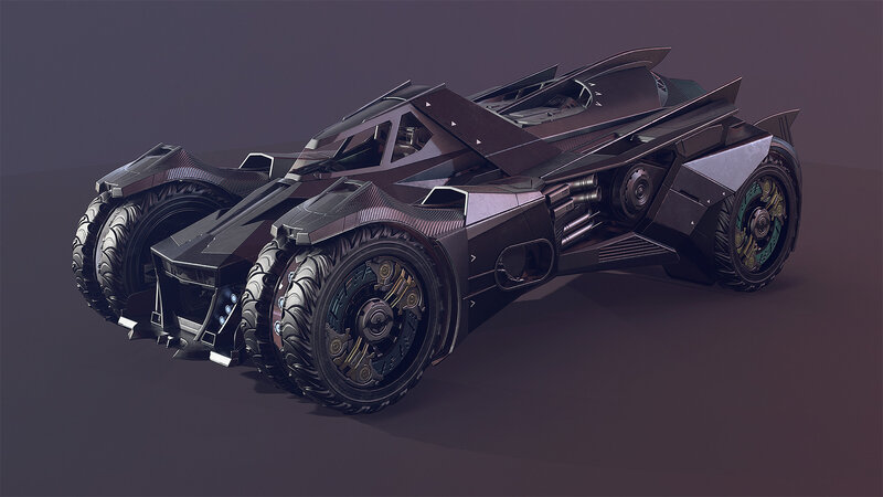 Black Armored Vehicle — Dark