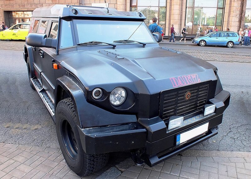 Black Armored Vehicle — Urban