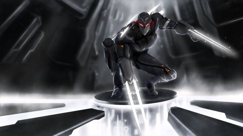 Black Armored Warrior — Dramatic