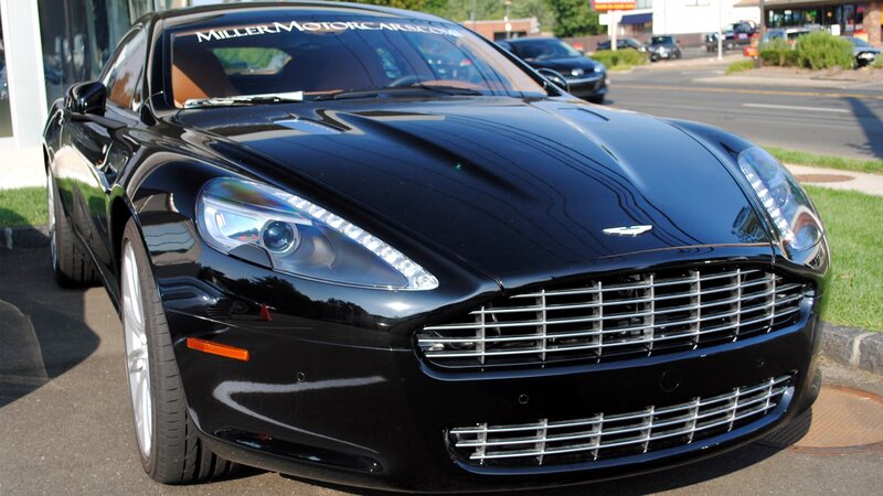 Black Aston Martin Car — Calm, Afternoon, Photograph, Grille