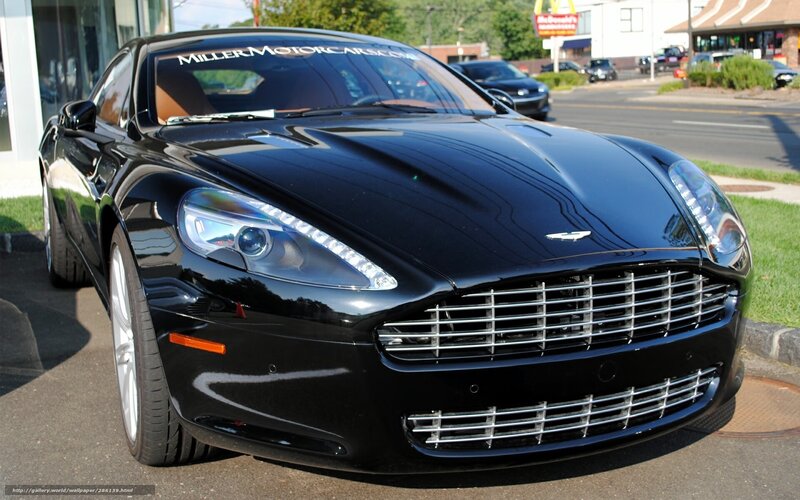 Black Aston Martin Car — Calm, Afternoon
