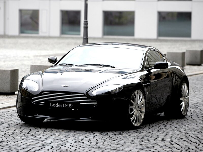 Black Aston Martin Car — Calm