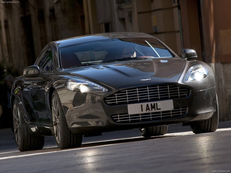 Black Aston Martin Car — Dynamic, Afternoon, Photograph, Street