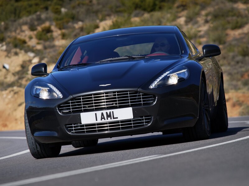 Black Aston Martin Car — Dynamic