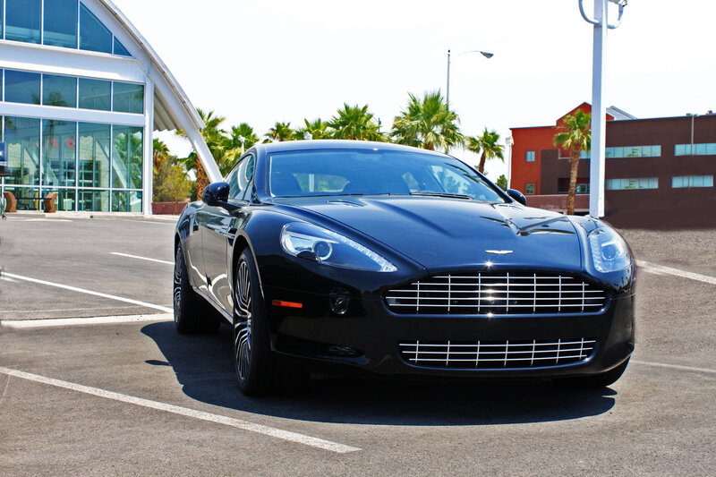 Black Aston Martin Car
