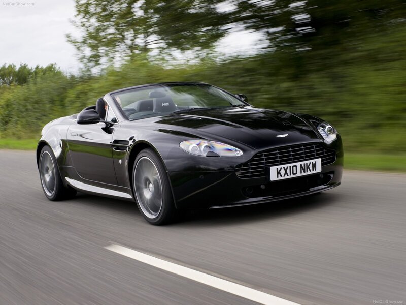 black aston martin convertible