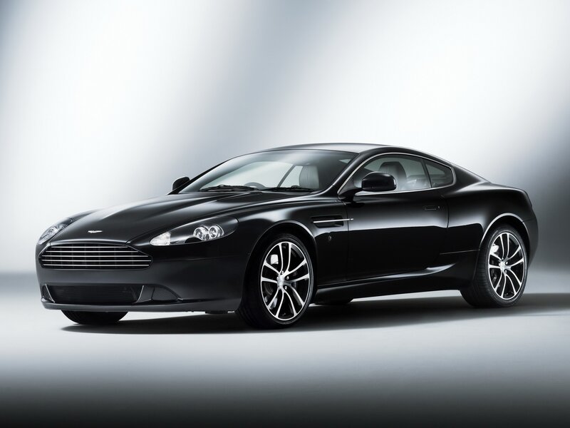 Black Aston Martin Coupe