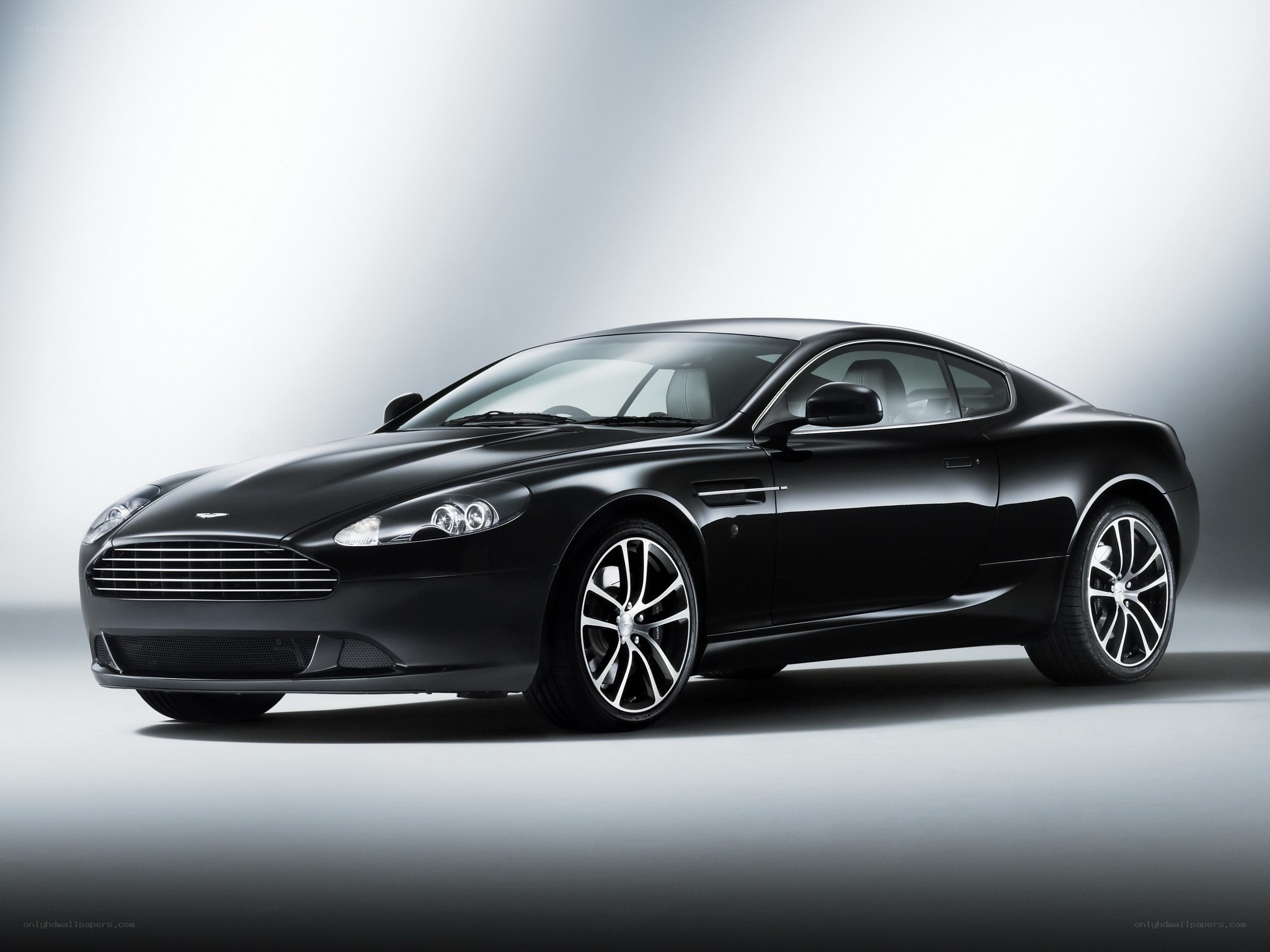 Black Aston Martin DB9