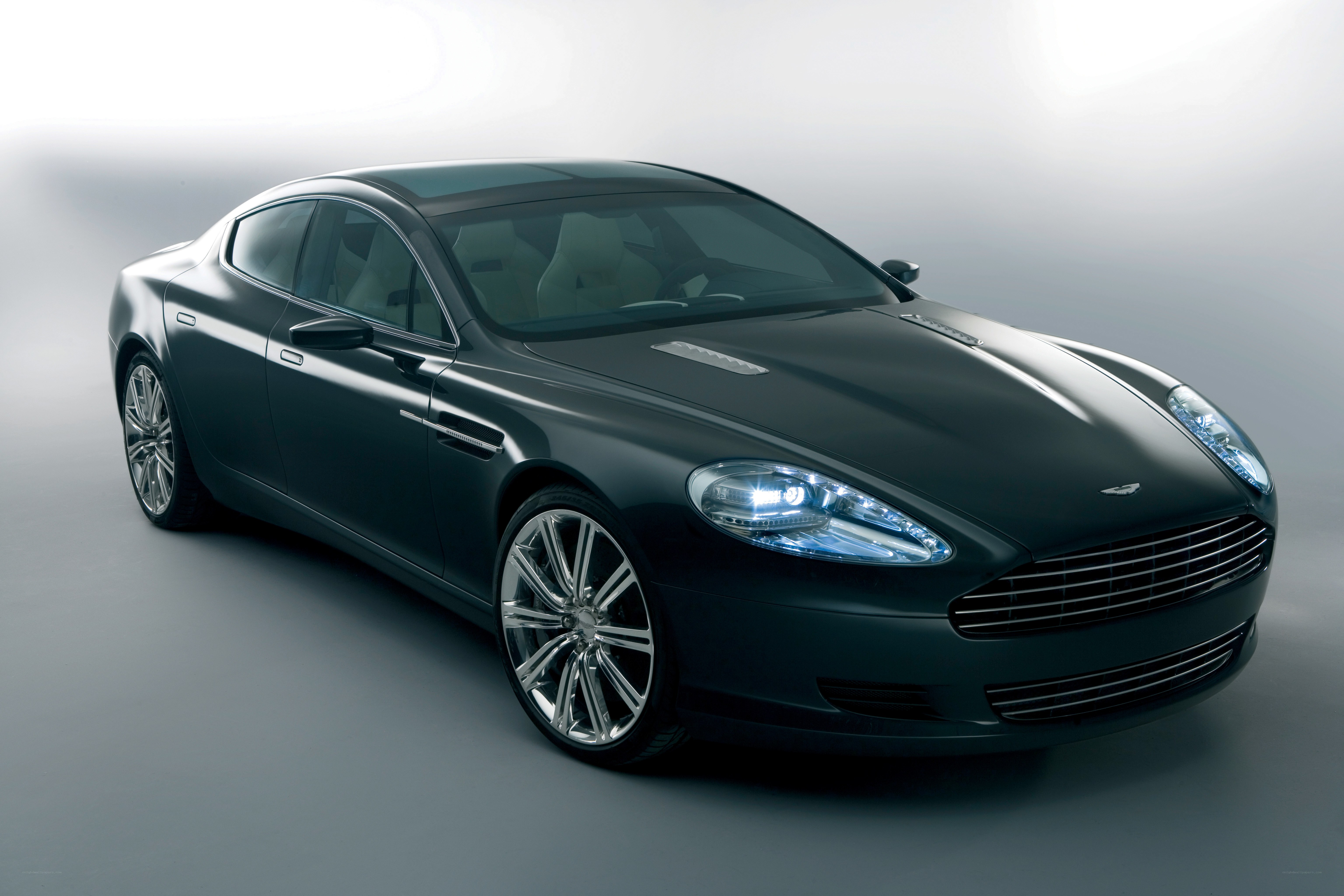 Black Aston Martin DB9