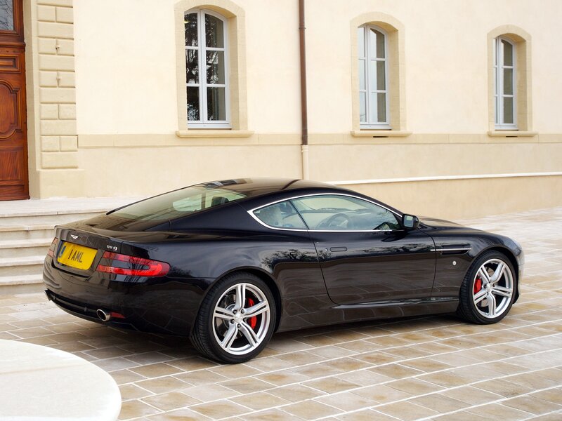 Black Aston Martin DB9 — Calm