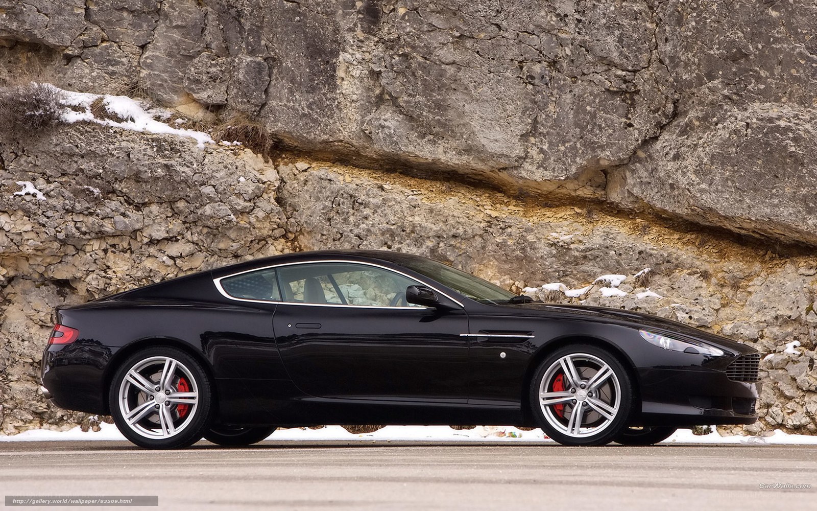 Black Aston Martin DB9