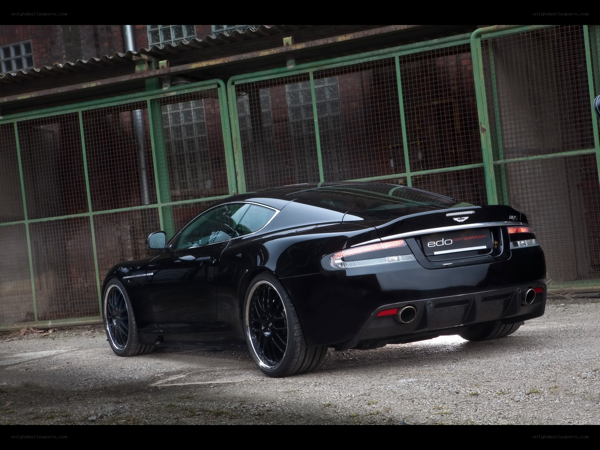 Black Aston Martin DBS