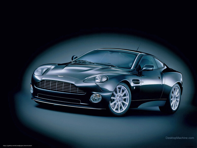 Black Aston Martin sports car