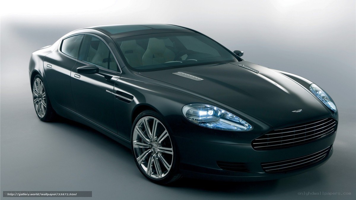 black aston martin sports car