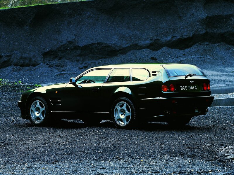 black aston martin station wagon