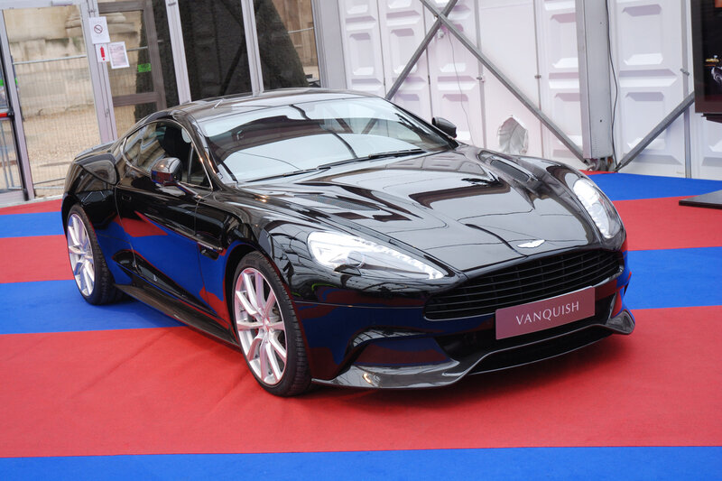 Black Aston Martin Vanquish