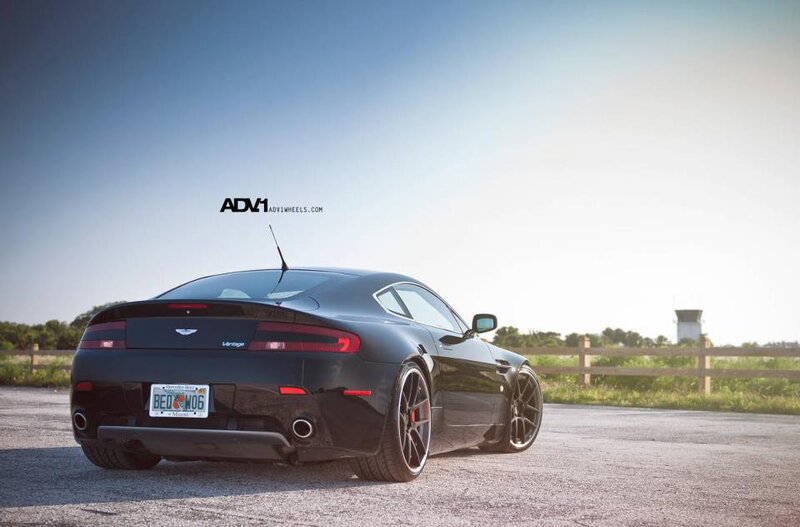 Black Aston Martin Vantage — Serene