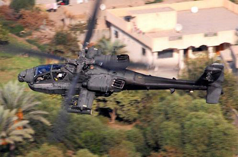Black Attack Helicopter — Dynamic