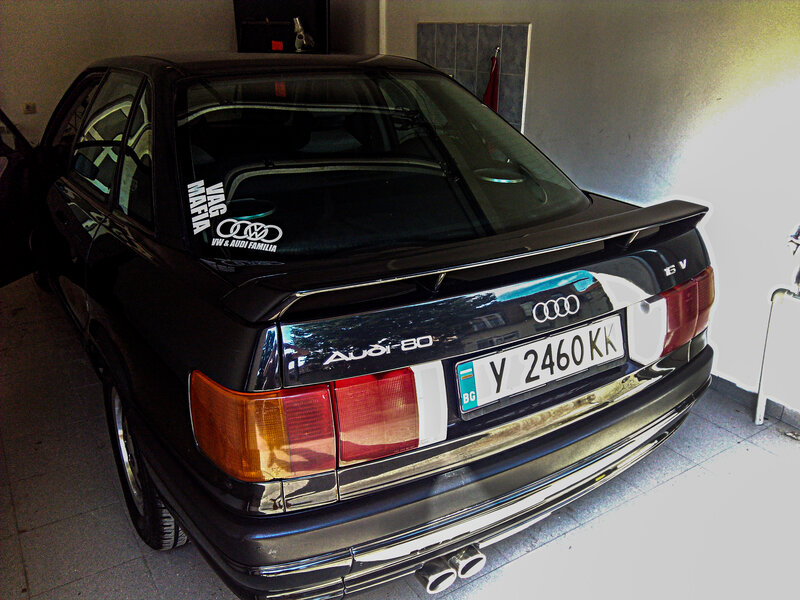 Black Audi 80 Car — Neutral