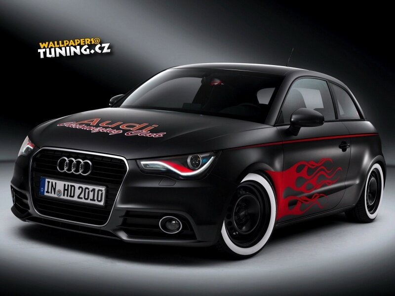 Black Audi A1 Car