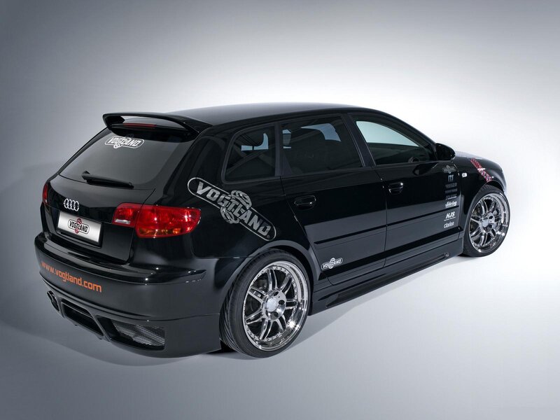 black audi a3 hatchback