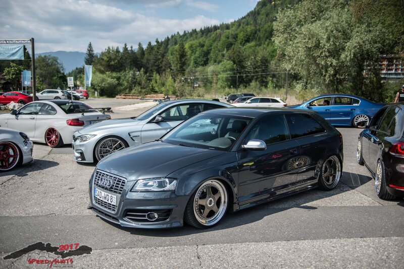 Black Audi A3 Hatchback — Gray