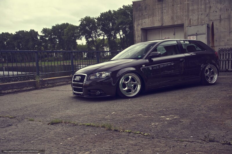black audi a3 hatchback