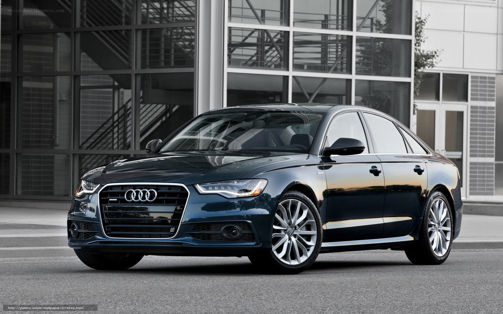 Black Audi A6 sedan