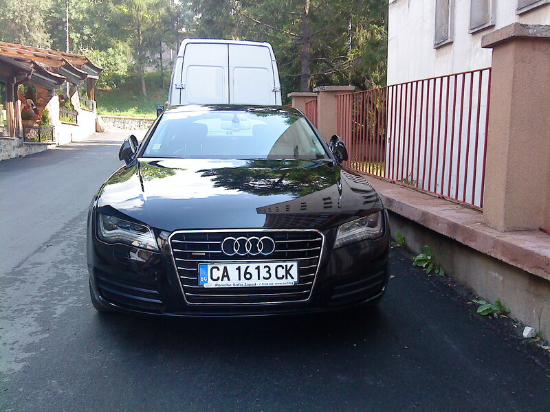Black Audi A7 Sedan