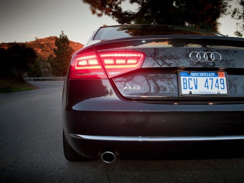Black Audi A8 Car — Serene