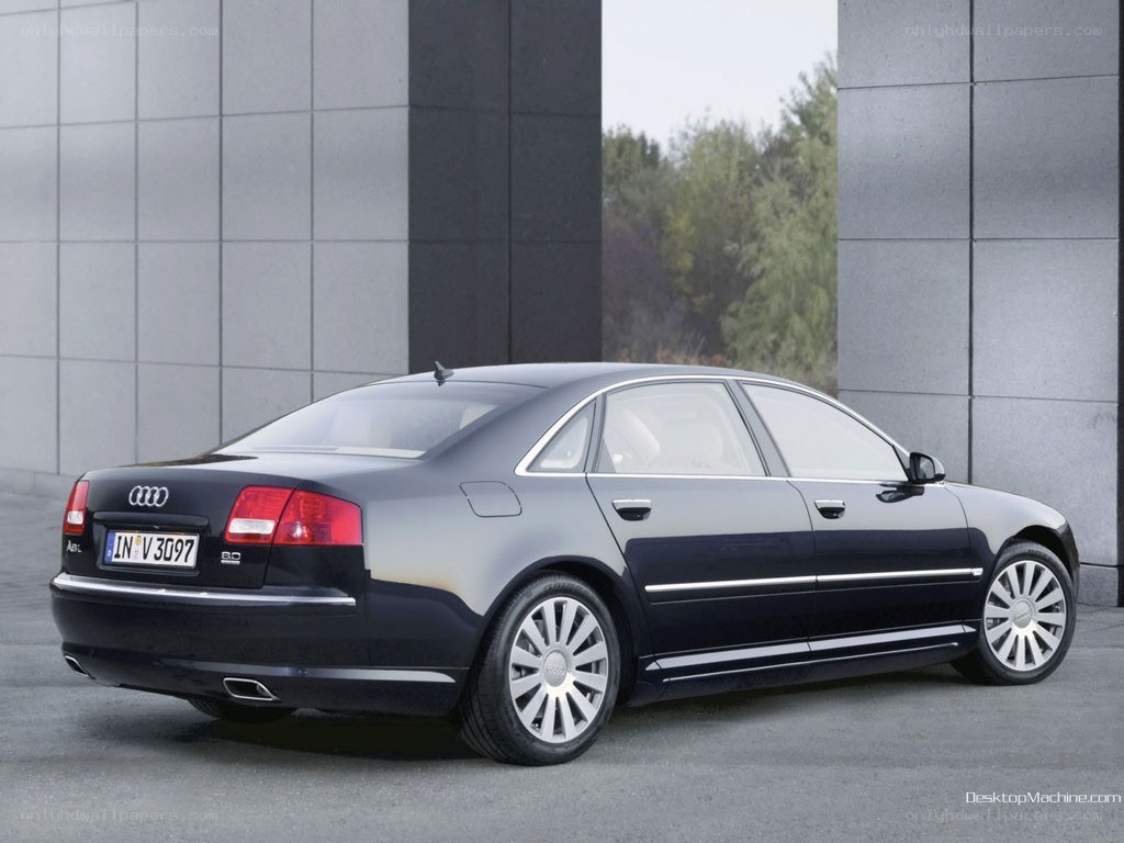 black audi a8 luxury sedan
