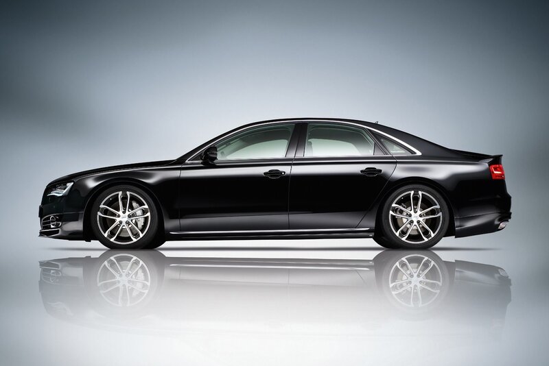 Black Audi A8 sedan