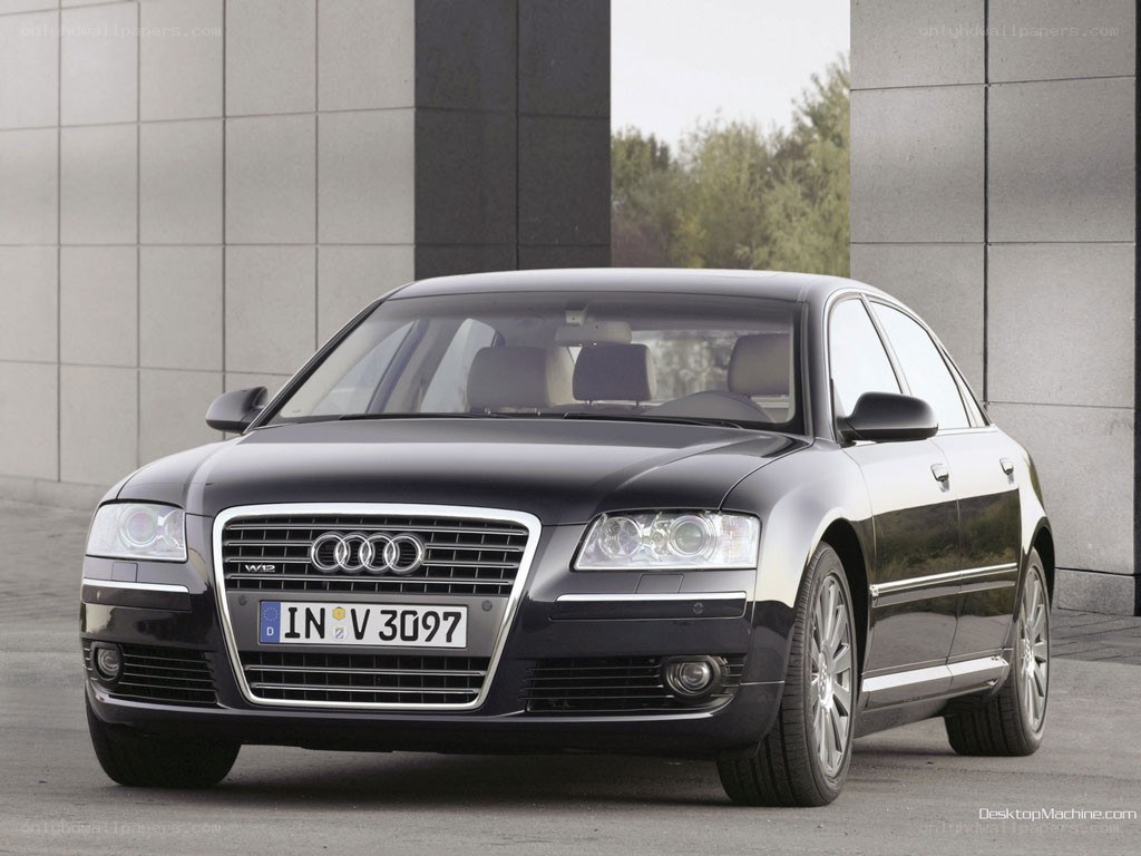 black audi a8 sedan