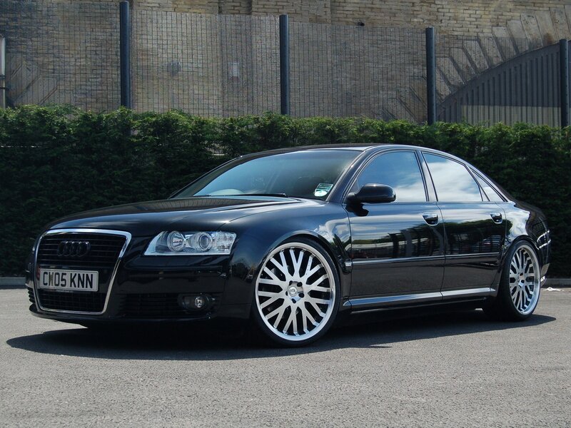 Black Audi A8 sedan