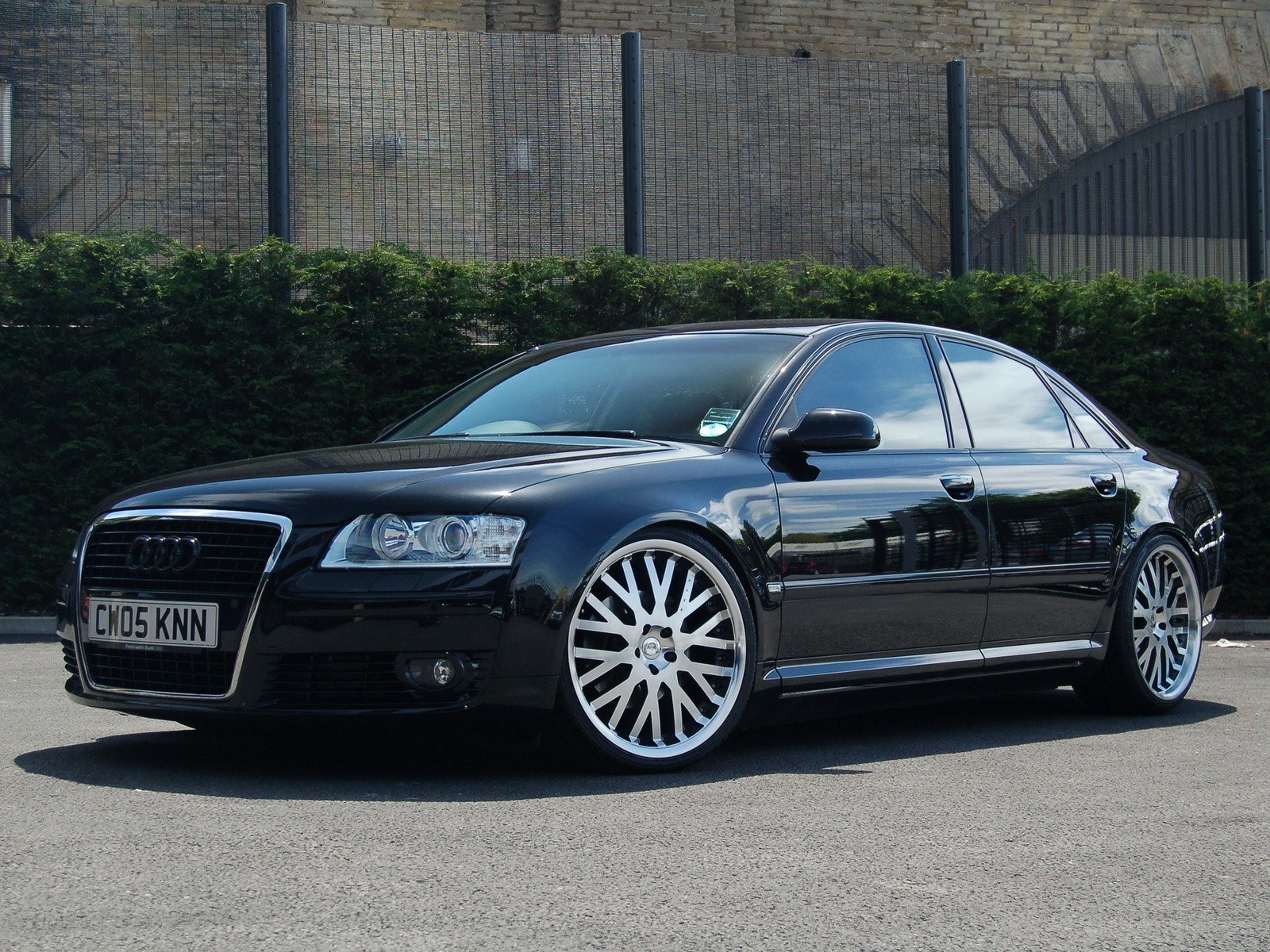Black Audi A8 sedan
