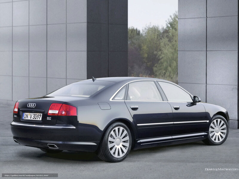 black audi a8 sedan