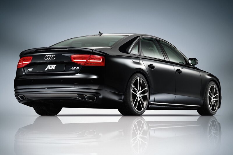 Black Audi A8 with ABT tuning