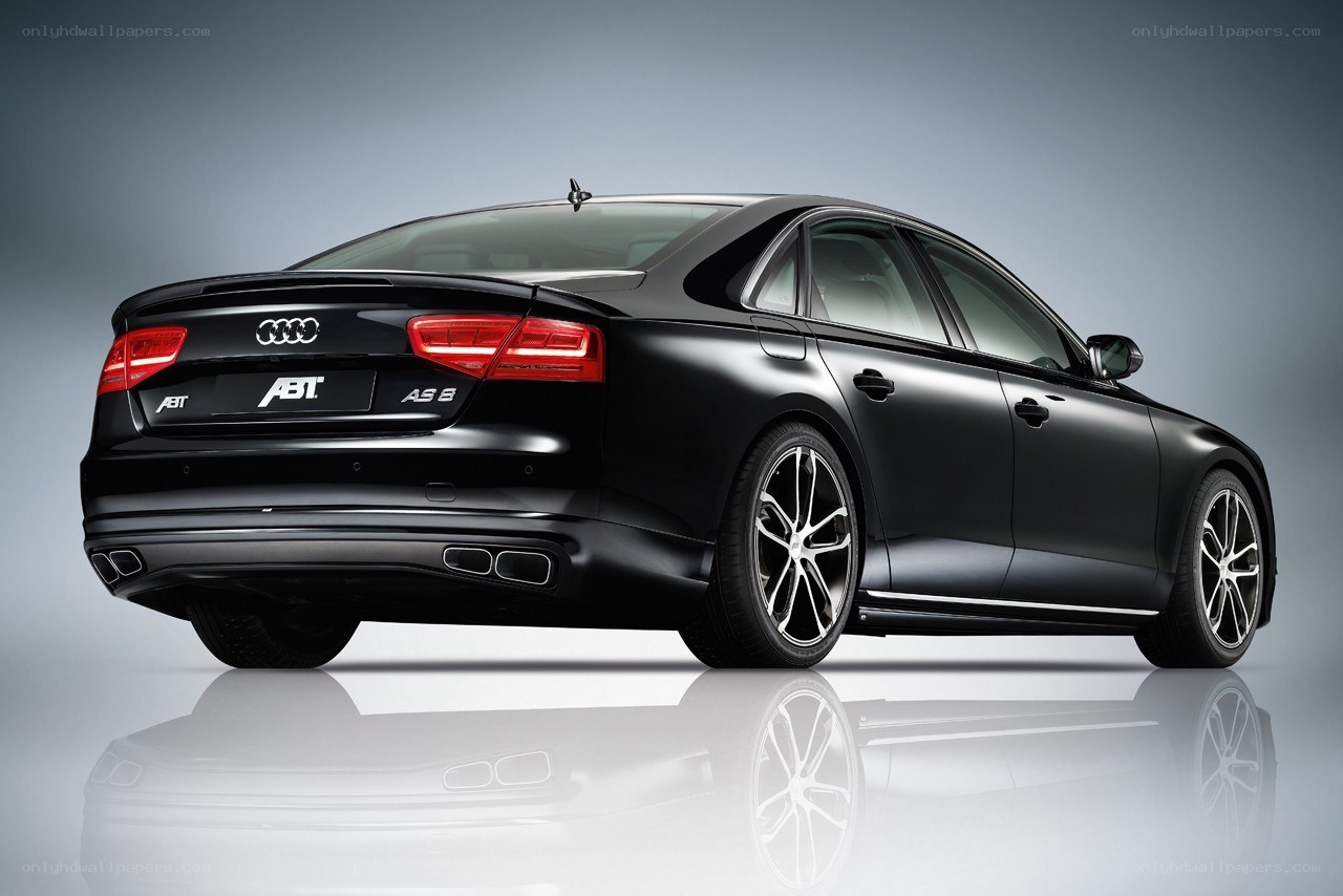 Black Audi A8 with ABT tuning