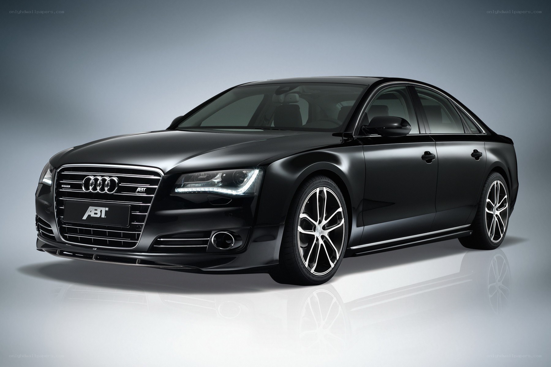Black Audi A8 with ABT tuning