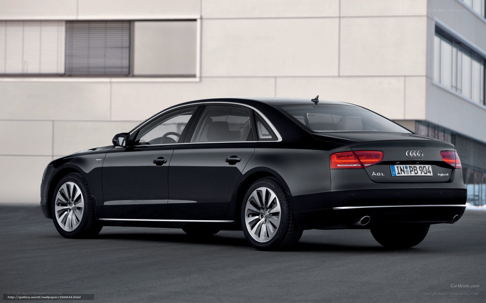 Black Audi A8L Hybrid