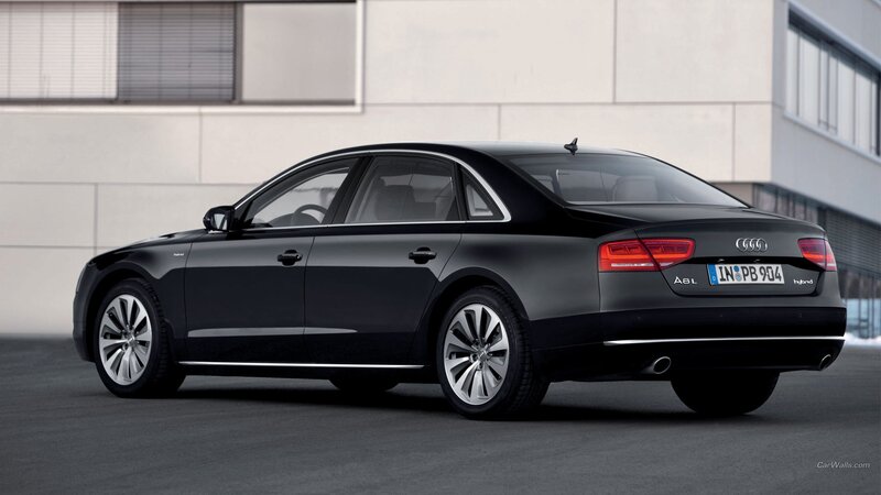 Black Audi A8l Sedan