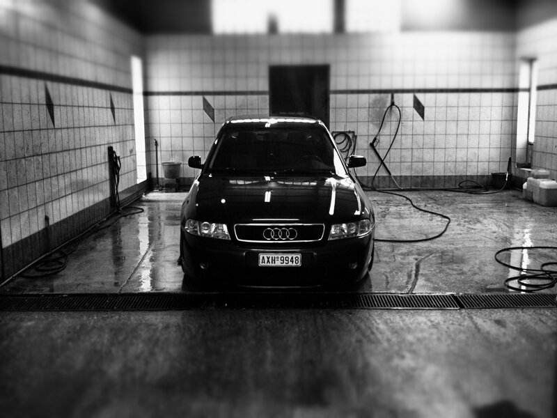Black Audi Car — Dramatic, Photograph