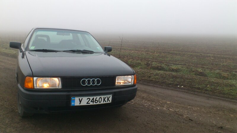 Black Audi Car — Gray