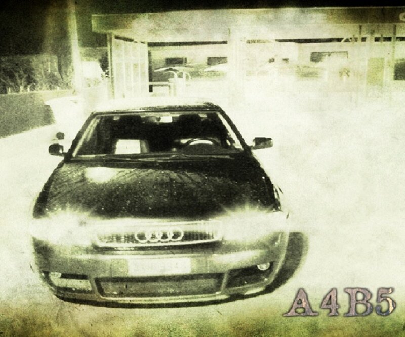 Black Audi Car — Green, Gritty