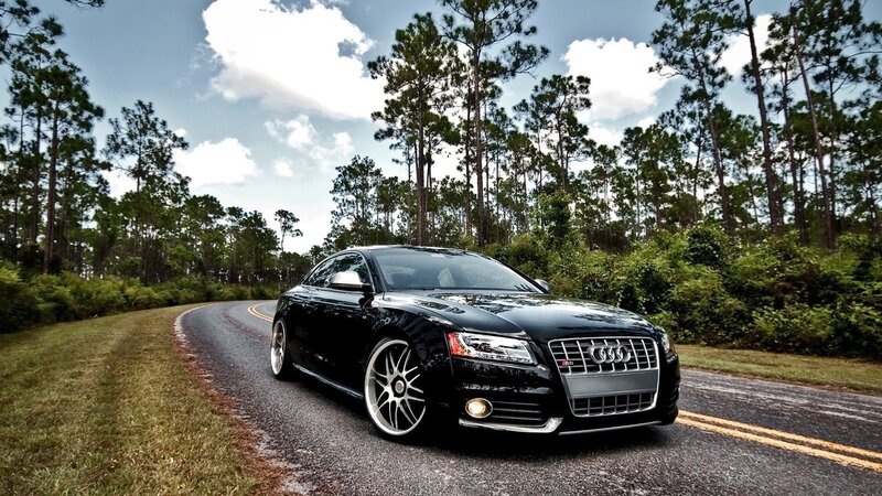 Black Audi Car on Road
