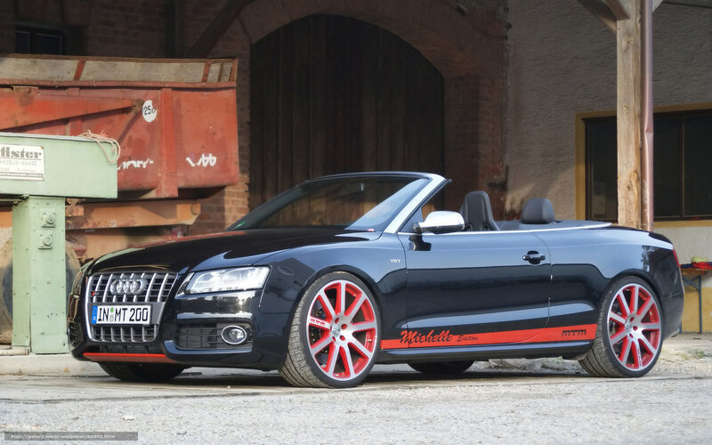 Black Audi Convertible — Calm, Afternoon