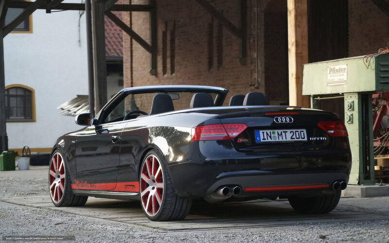 Black Audi Convertible — Industrial