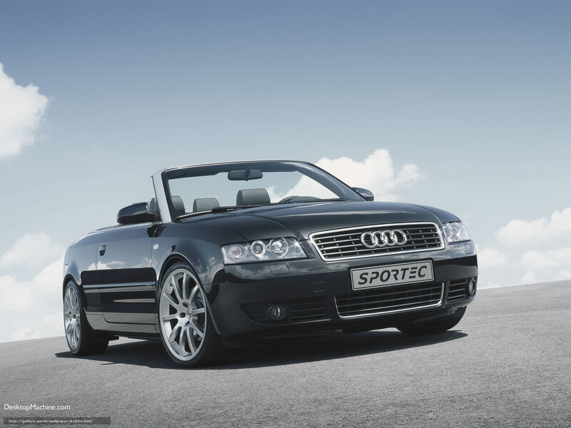 Black Audi Convertible — Serene, Afternoon